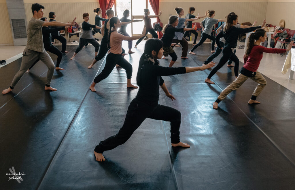 New Butoh School class in movement practice